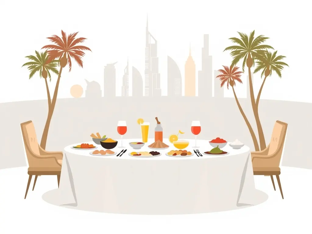 Eten en drinken per wijk Dubai