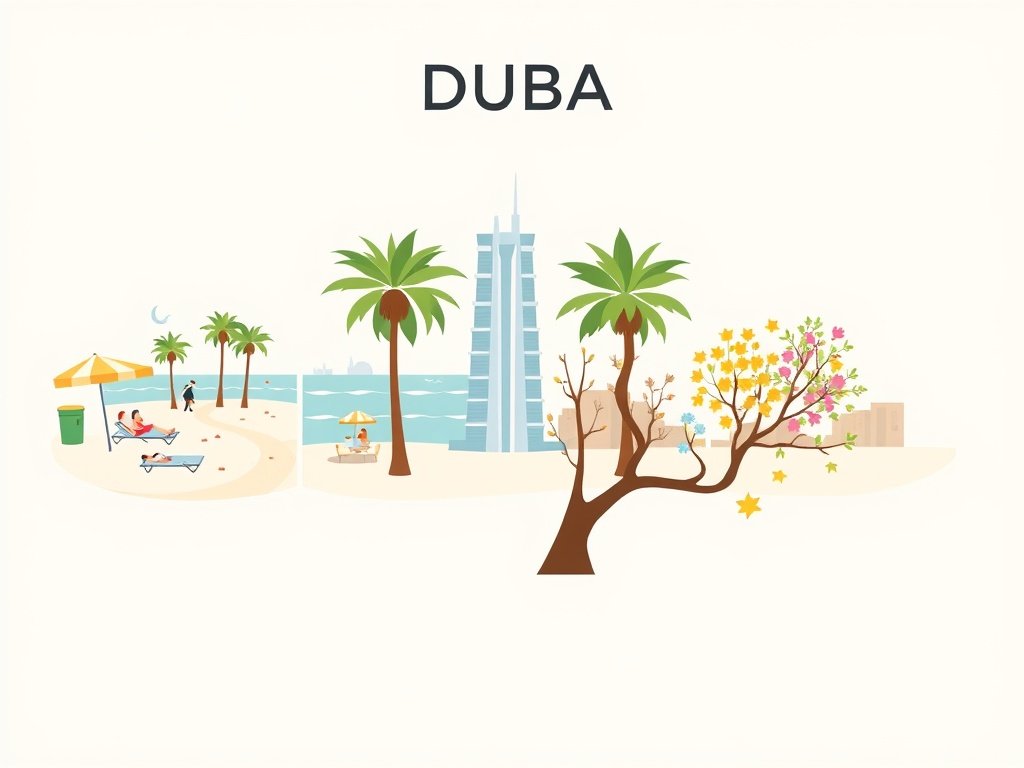 Weer Dubai per seizoen